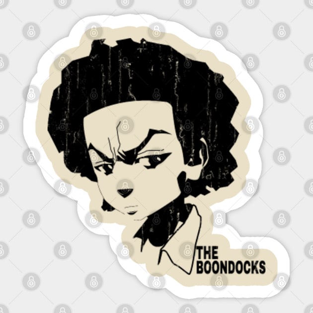 The Boondocks Siluet Sticker by BULET